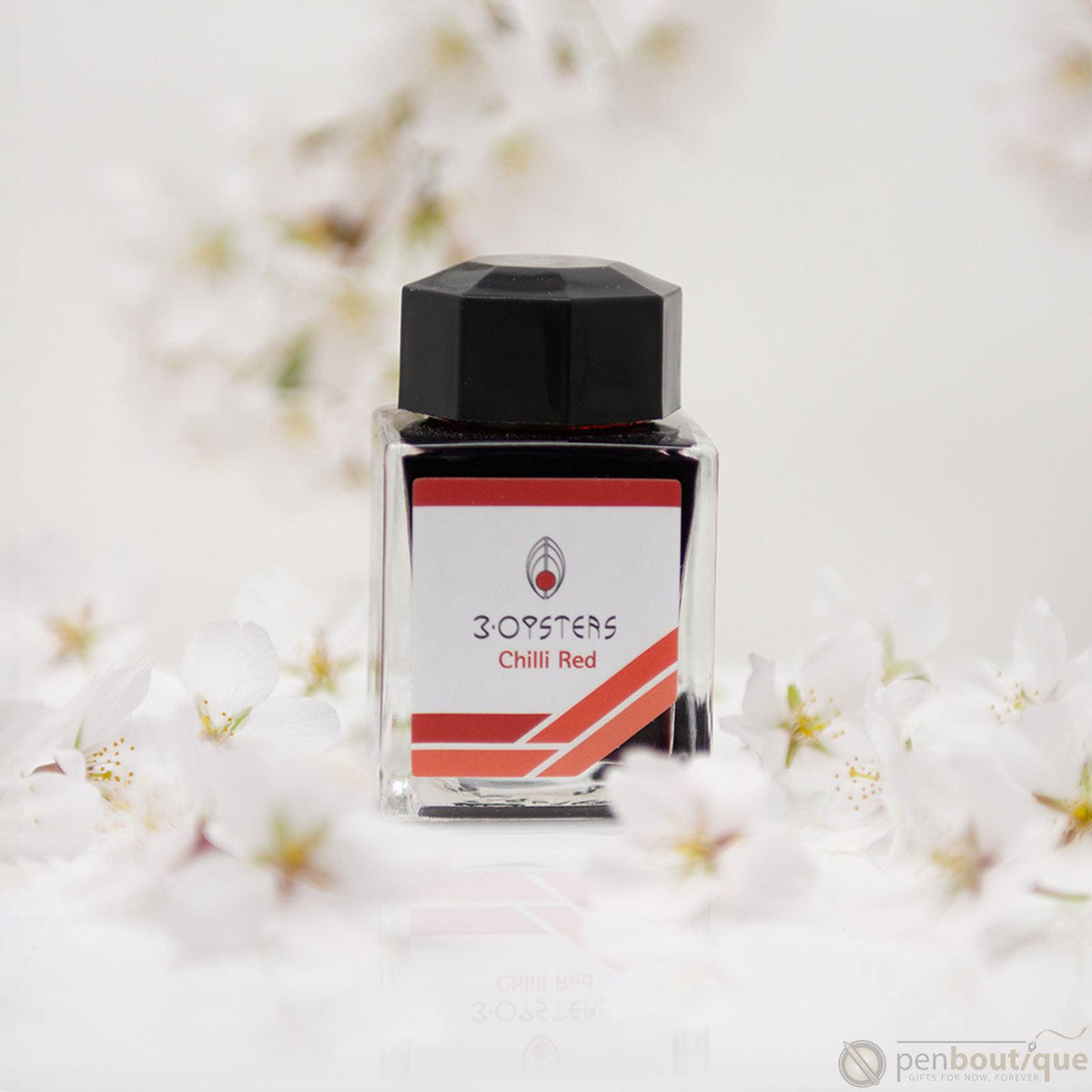 3 Oysters Delicious Chili Red - 38ml Bottled Ink - Pen Boutique Ltd