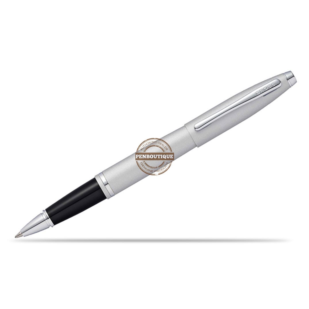 Cross Calais Rollerball Pen - Satin Chrome - Pen Boutique Ltd