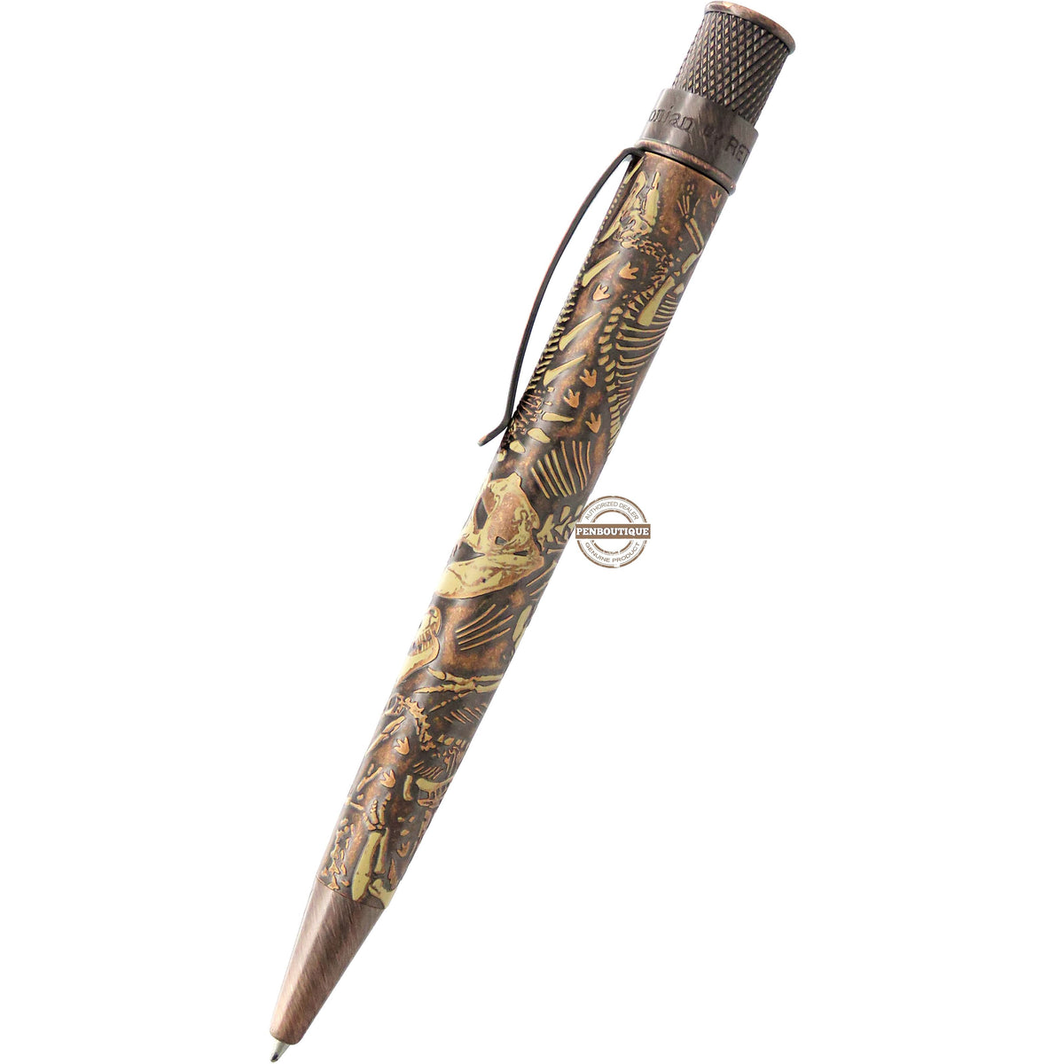 Retro51 Tornado Rollerball Pen - Smithsonian Dino Fossil - Pen Boutique Ltd