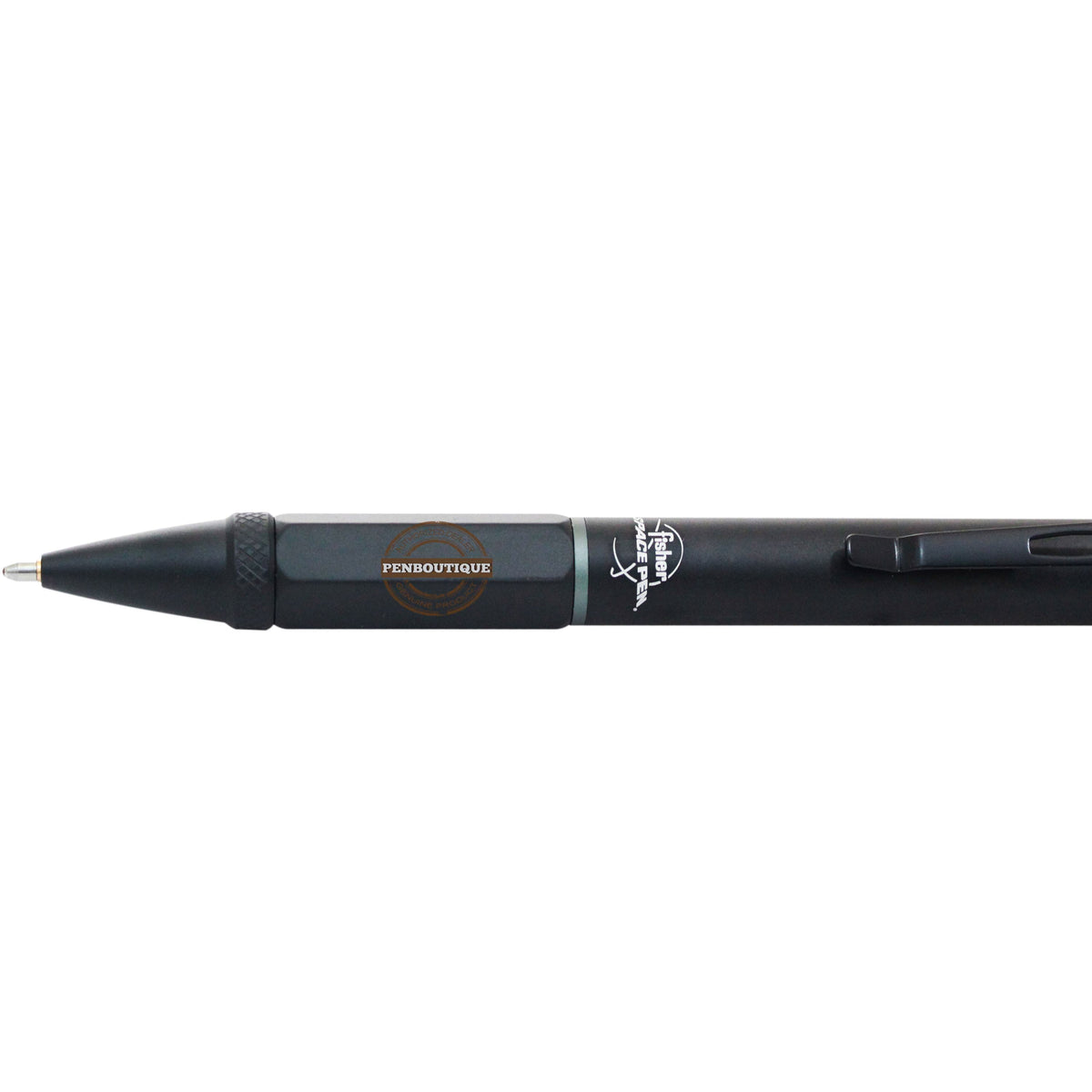 Fisher Space Black Anodized Aluminum Clutch Space Pen - Pen Boutique Ltd