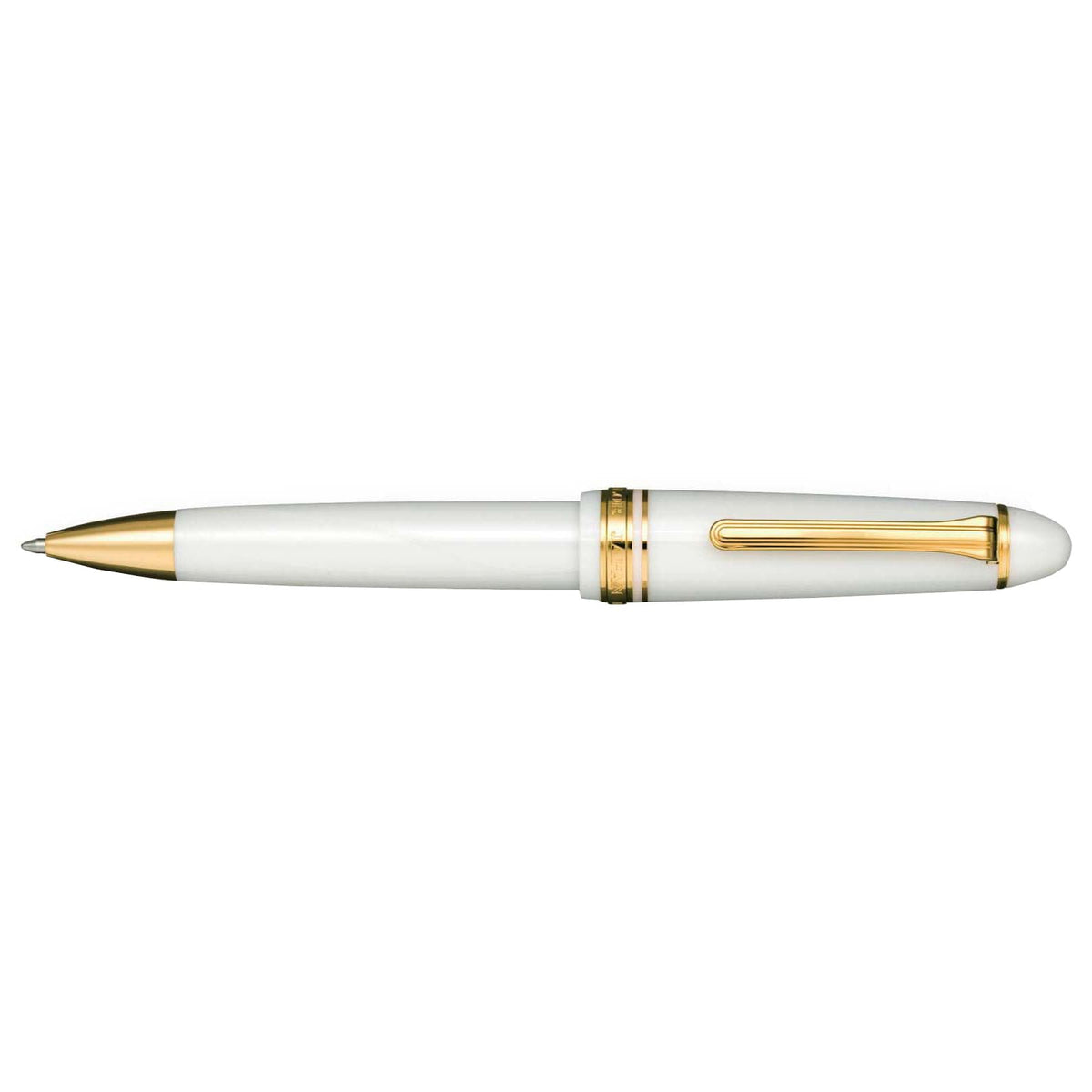 Sailor 1911L White GT Ballpoint Pen - Pen Boutique Ltd