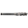 David Oscarson Black Water Snake Fountain Pen - Translucent Grey and Opaque Black Hard Enamel - Pen Boutique Ltd