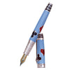 David Oscarson Les Quatre Couleurs Fountain Pen - Translucent Azure Blue - Pen Boutique Ltd