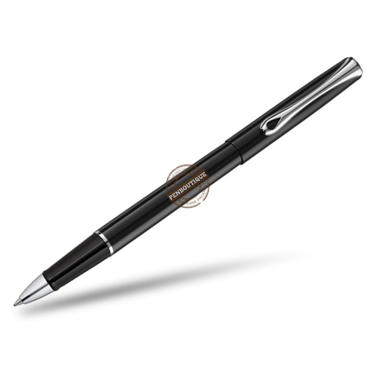 Diplomat Traveller Rollerball Pen - Black Lacquer - Pen Boutique Ltd