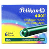 Pelikan 4001 Ink Cartridges - TP6 Dark Green - Short - Pen Boutique Ltd