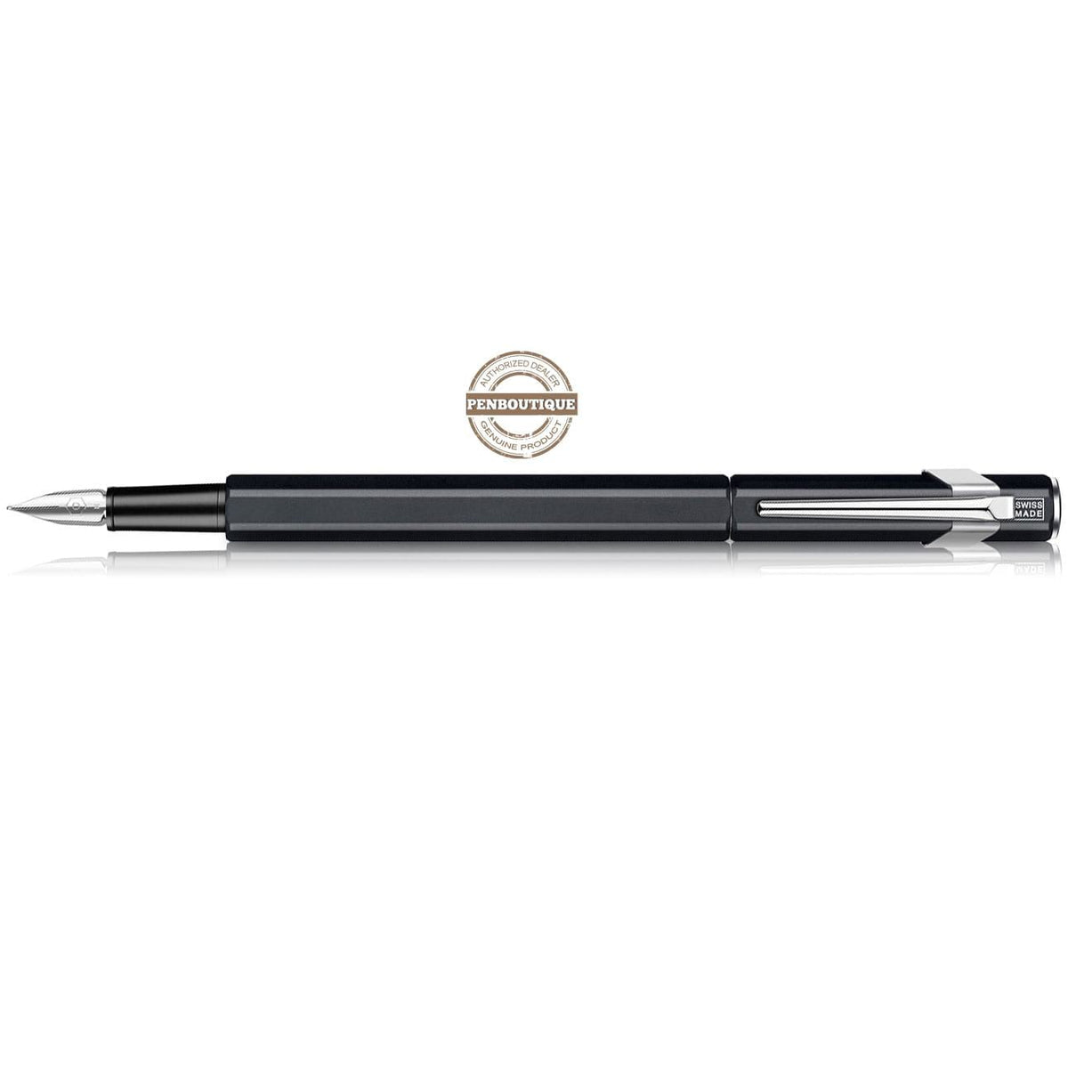 Caran D' Ache 849 Metal Fountain Pen - Black - Medium Nib - Pen Boutique Ltd