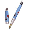 David Oscarson Les Quatre Couleurs Fountain Pen - Translucent Azure Blue - Pen Boutique Ltd