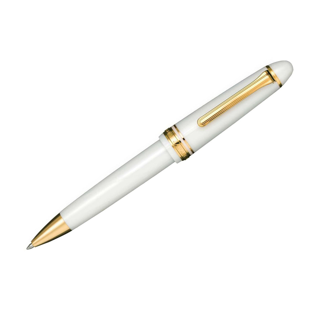 Sailor 1911L White GT Ballpoint Pen - Pen Boutique Ltd