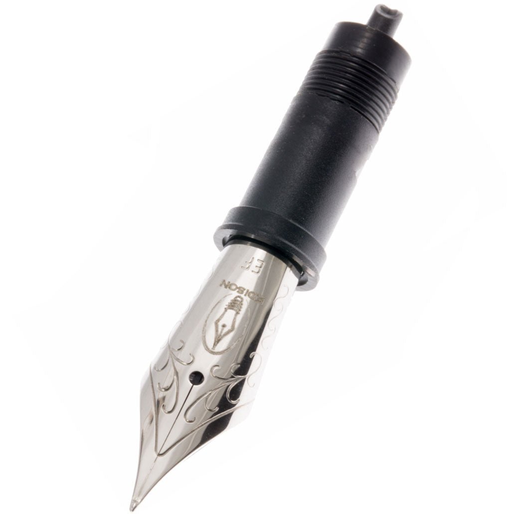 Edison Fountain Pen Steel Polished 6 Nib - Extra Fine - Pen Boutique Ltd