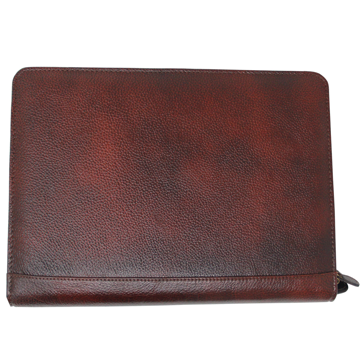 Yak Leather Premium Leather 24 Pen Case - Brown - Pen Boutique Ltd