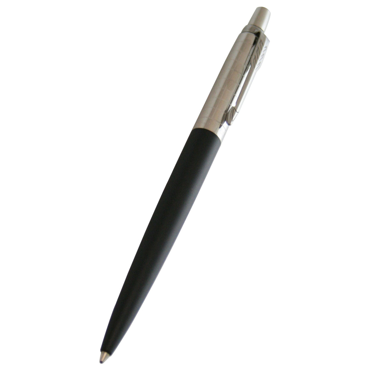 Parker Jotter Ballpoint Pen - Bond Street Black - Chrome Trim - Pen Boutique Ltd