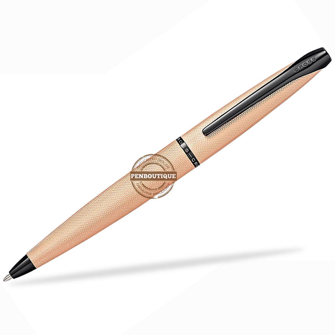 Cross ATX Ballpoint Pen - Brushed Rose Gold - Pen Boutique Ltd