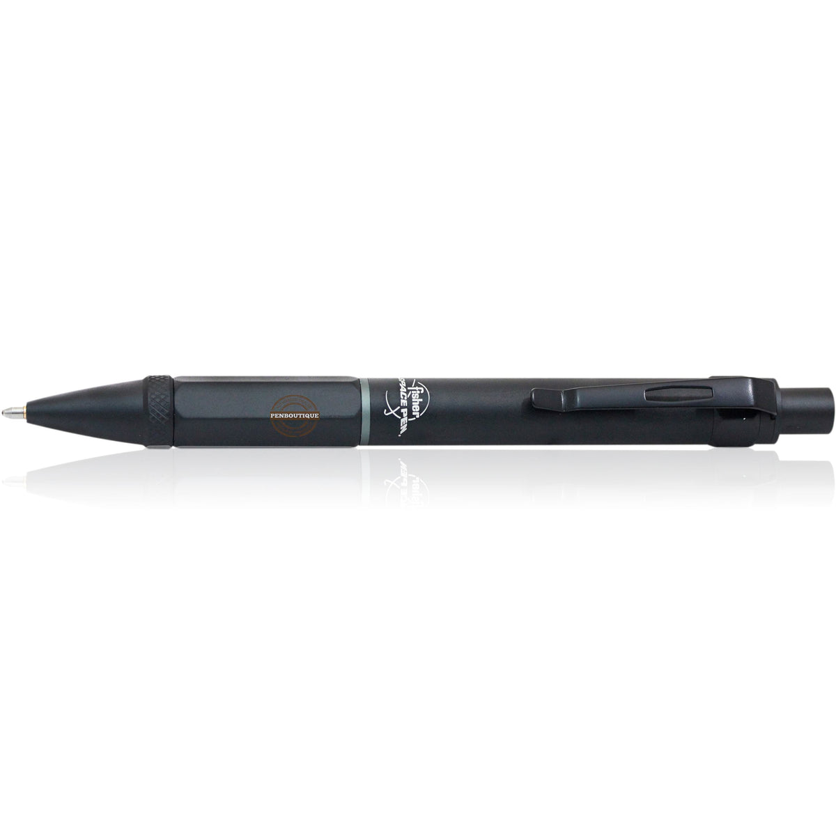 Fisher Space Black Anodized Aluminum Clutch Space Pen - Pen Boutique Ltd