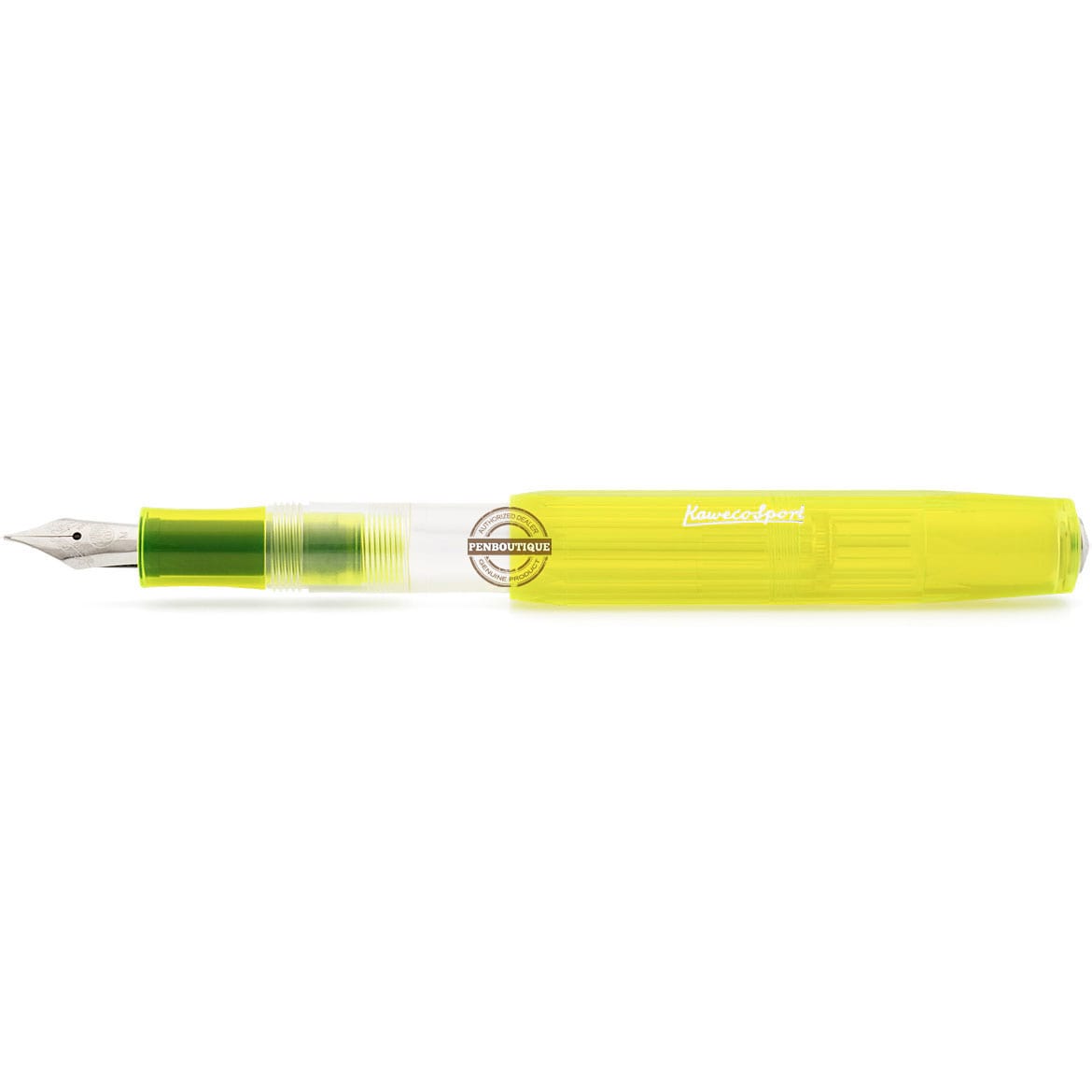 Kaweco Ice Sport Fountain Pen - Transparent Yellow - Pen Boutique Ltd