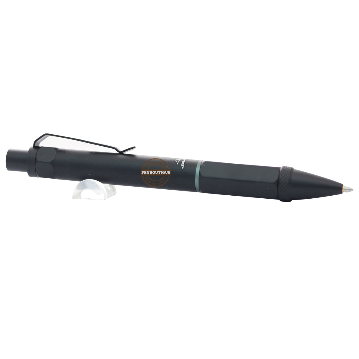 Fisher Space Black Anodized Aluminum Clutch Space Pen - Pen Boutique Ltd