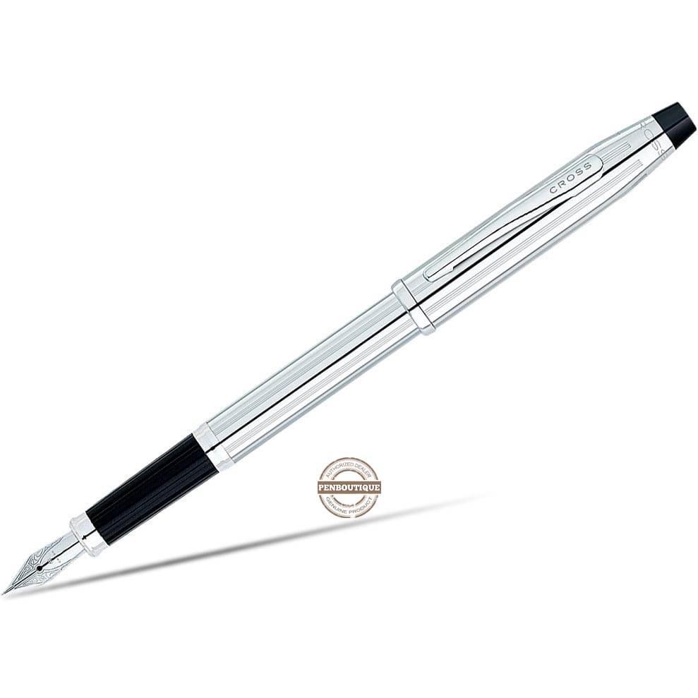 Cross Century II Fountain Pen - Lustrous Chrome - Pen Boutique Ltd