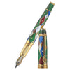 David Oscarson Harlequin Fountain Pen - Emerald Green - Pen Boutique Ltd