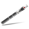 David Oscarson Rosetta Stone Rollerball Pen - Translucent Grey and Opaque Black and Red Hard Enamel - Pen Boutique Ltd