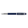 Sheaffer 100 Fountain Pen - Glossy Blue Lacquer - Medium Nib - Pen Boutique Ltd
