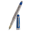 David Oscarson William Clark Fountain Pen - Sapphire Blue - Pen Boutique Ltd