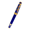 David Oscarson Tree of Life Rollerball Pen - Sapphire Blue with Orange and Green - Pen Boutique Ltd
