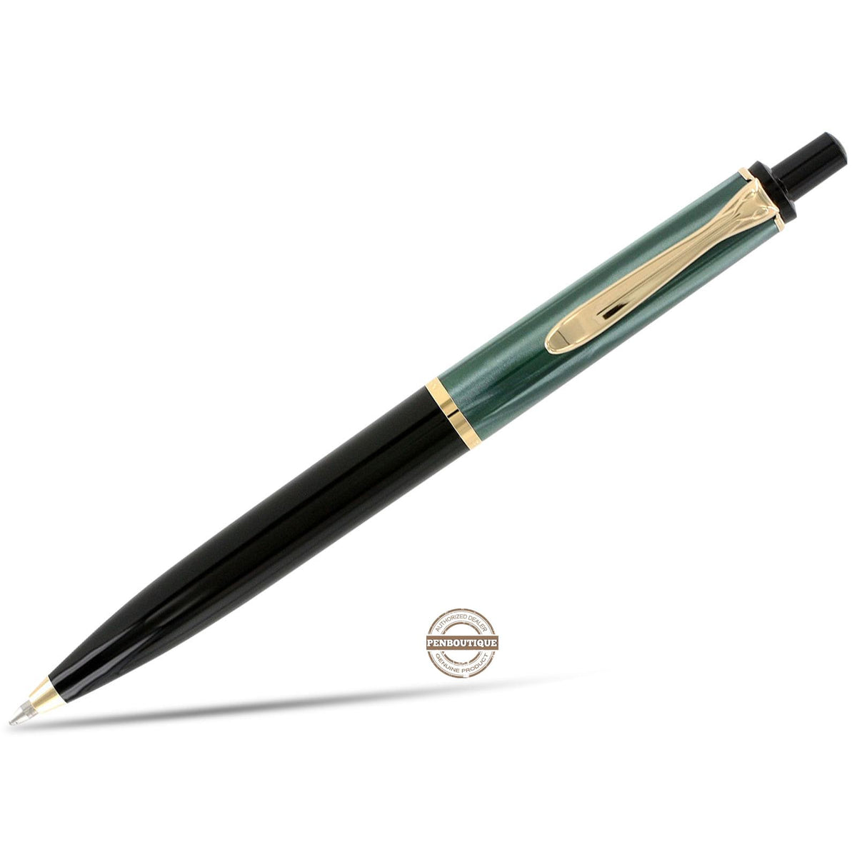Pelikan Tradition Ballpoint Pen - K200 Green Marble - Pen Boutique Ltd