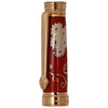 David Oscarson Carl Linnaeus Fountain Pen - Ruby Red with Multi-Colored Hard Enamel and Gold Vermeil - Pen Boutique Ltd