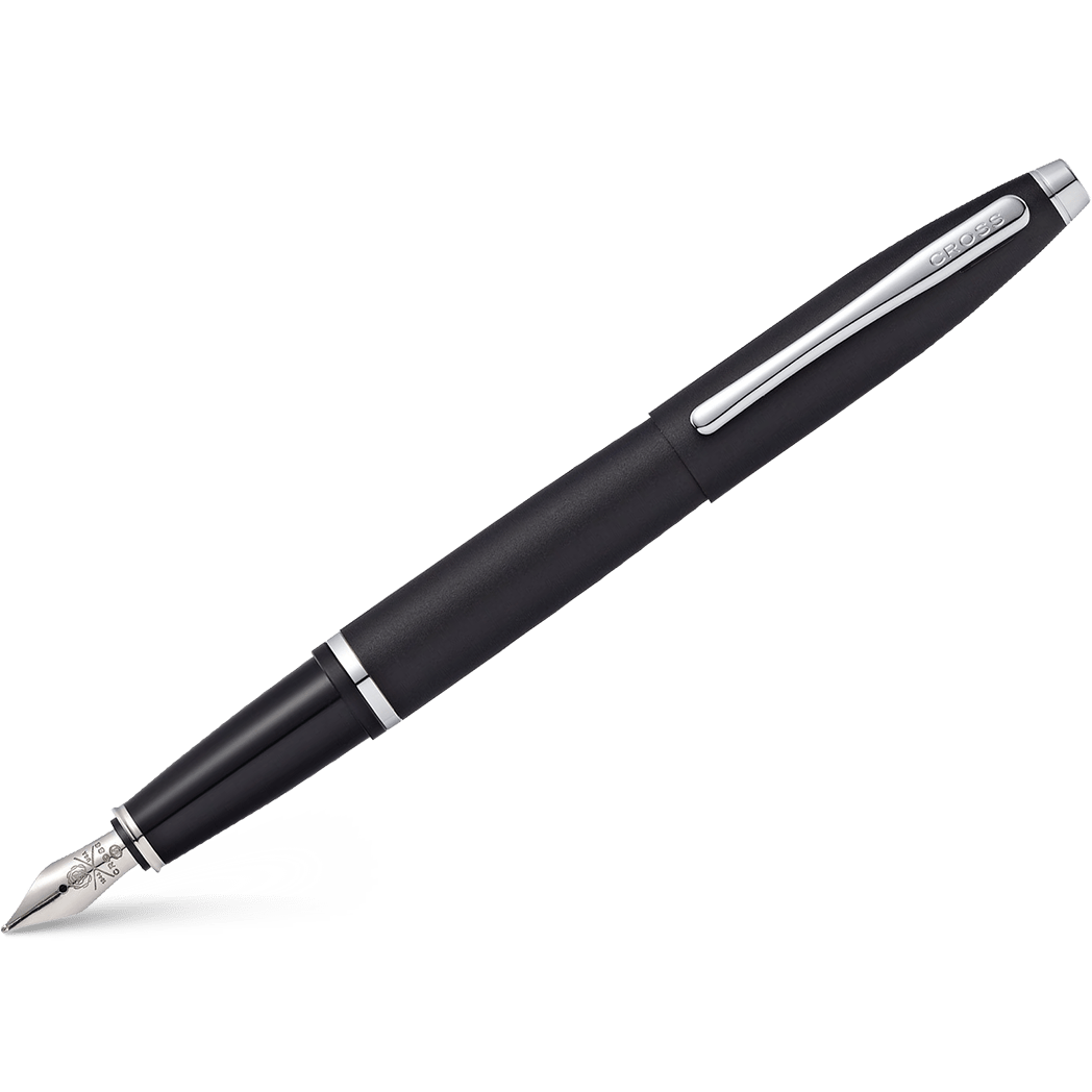Cross Calais Fountain Pen - Matte Black - Medium - Pen Boutique Ltd