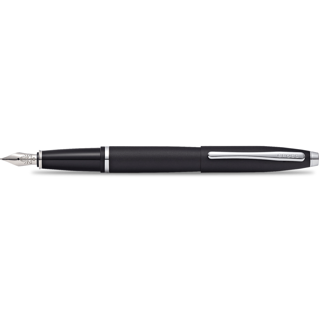 Cross Calais Fountain Pen - Matte Black - Medium - Pen Boutique Ltd