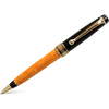 Aurora Optima O' Sole Mio Ballpoint Pen - Marbled Orange - Black Trim - Pen Boutique Ltd