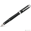 Aurora Talentum Finesse Fountain Pen - Black - Chrome Trim - Pen Boutique Ltd