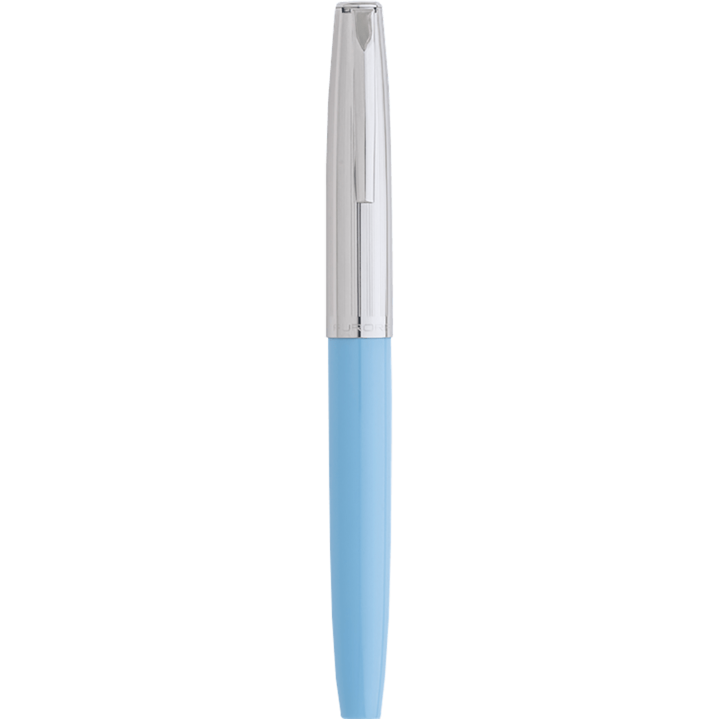 Aurora Duo Cart Fountain Pen - Light Blue - Medium - Pen Boutique Ltd