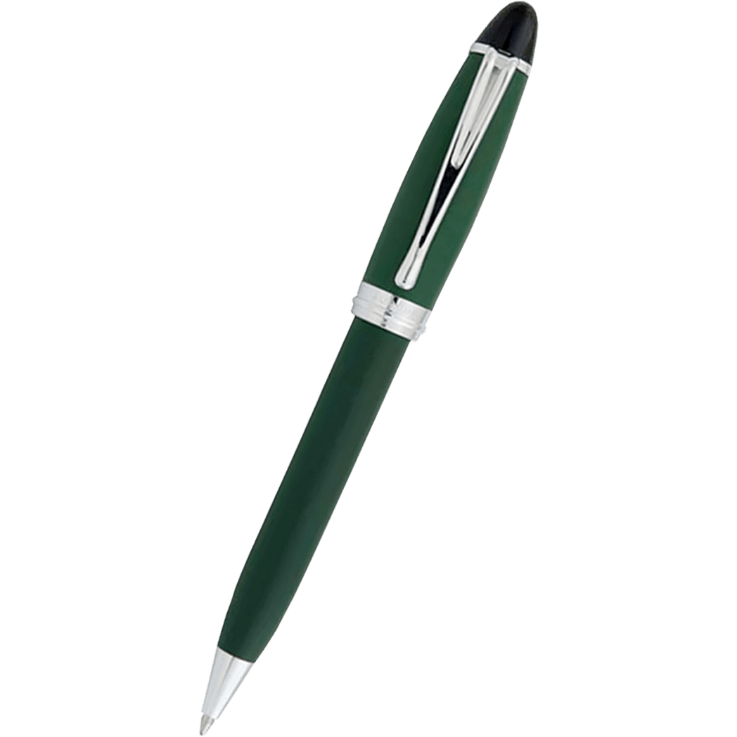Aurora Ipsilon Ballpoint Pen - Satin Green - Pen Boutique Ltd