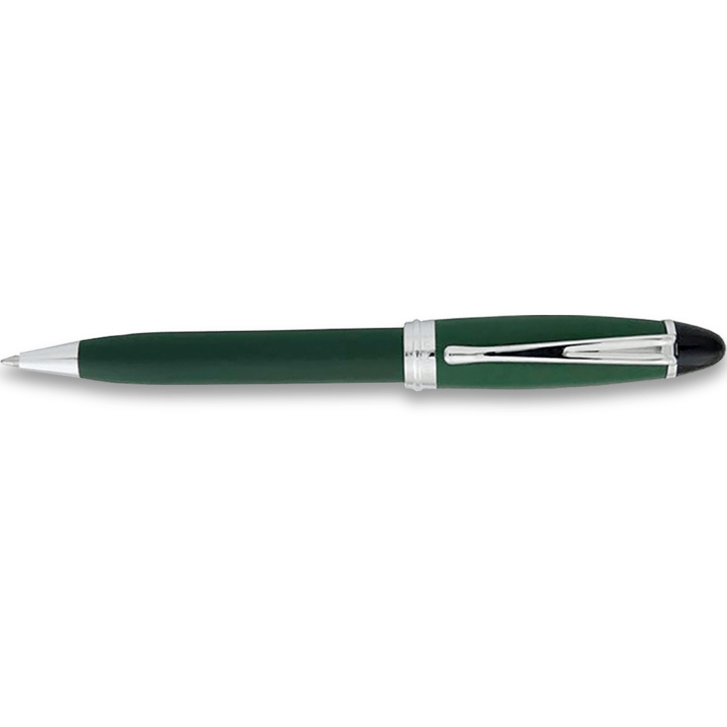 Aurora Ipsilon Ballpoint Pen - Satin Green - Pen Boutique Ltd