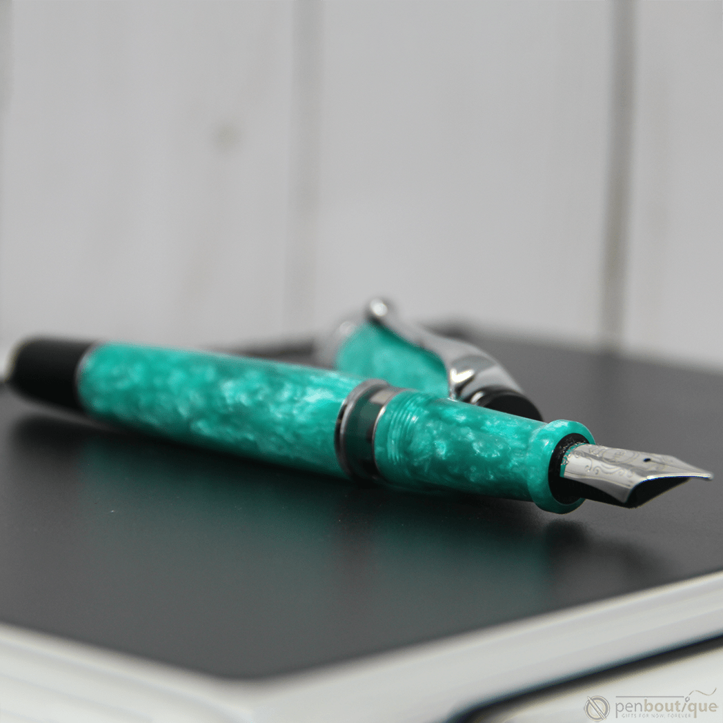 Aurora Optima Fountain Pen - Limited Edition - Giada (US Exclusive) - Pen Boutique Ltd
