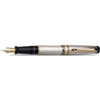 Aurora Optima Fountain Pen - Solid Silver - Pen Boutique Ltd