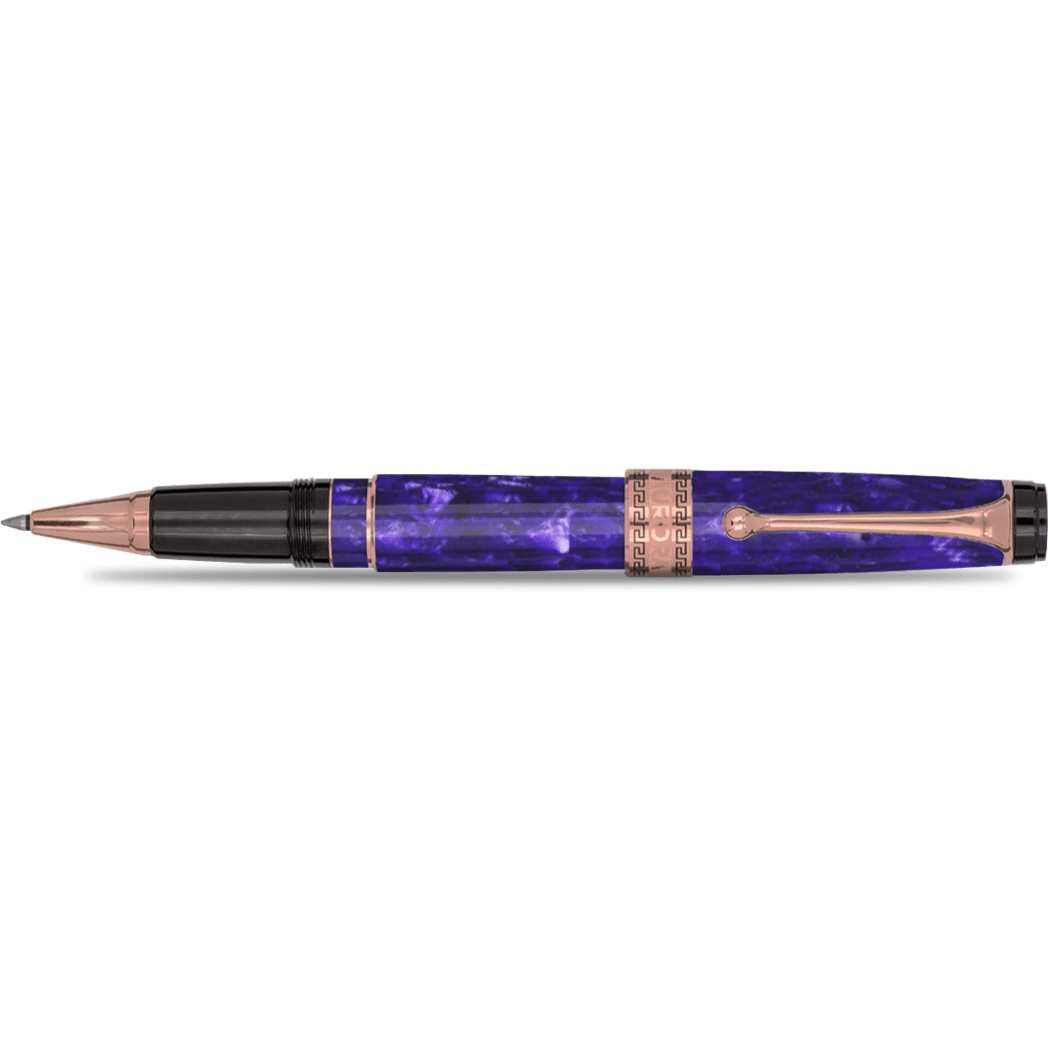 Aurora Optima Rollerball Pen - Marbled Purple Auroloide - Pen Boutique Ltd