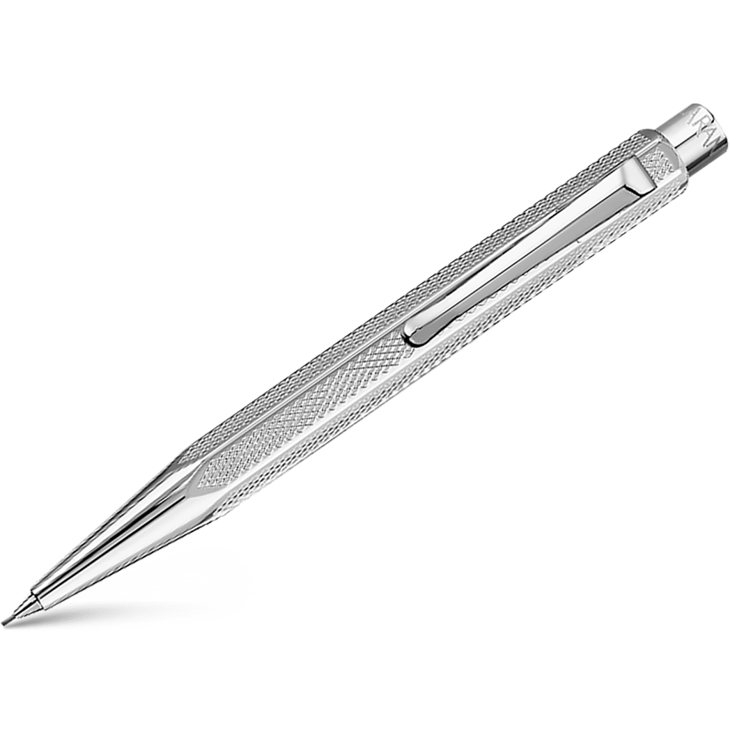 Caran d'Ache Ecridor XS Retro Mechanical Pencil - Silver - 0.5mm - Pen Boutique Ltd