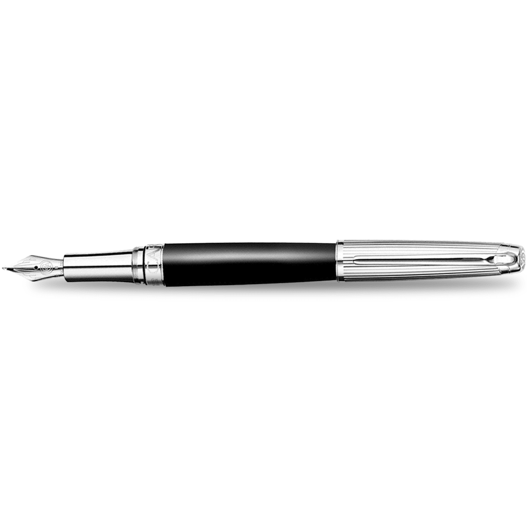 Caran d Ache Leman Bicolor Fountain Pen - Black - Pen Boutique Ltd