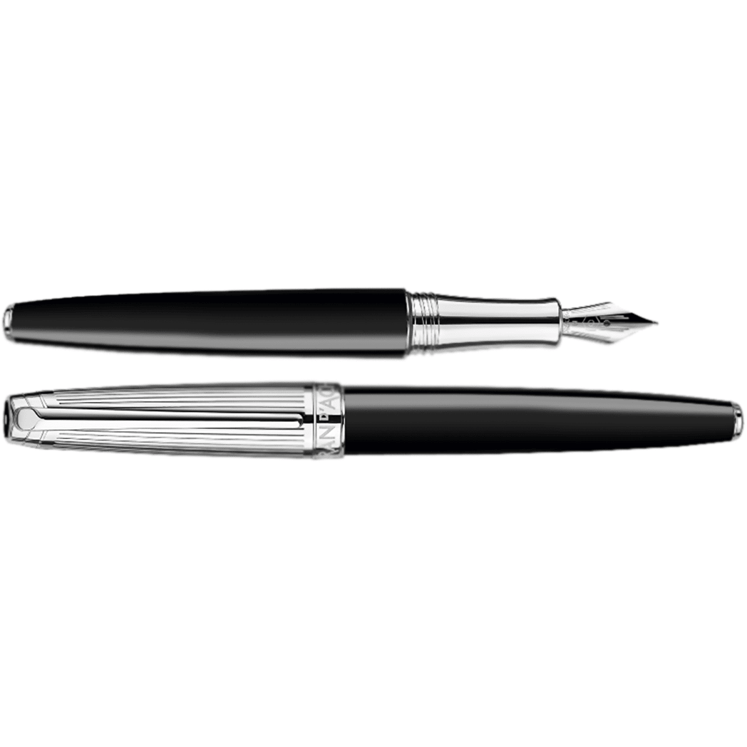 Caran d Ache Leman Bicolor Fountain Pen - Black - Pen Boutique Ltd