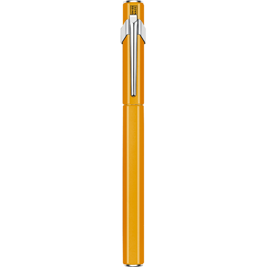 Caran d'Ache 849 Metal Fountain Pen - Fluorescent Orange - Medium - Pen Boutique Ltd