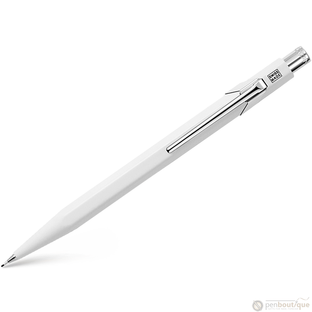 Caran d'Ache 844 Mechanical Pencil - White - 0.7mm - Pen Boutique Ltd