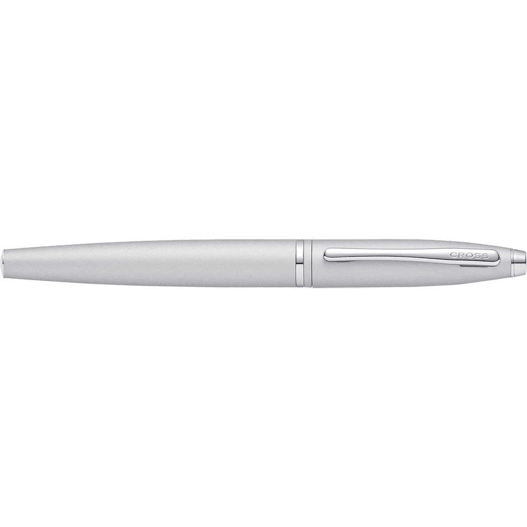 Cross Calais Fountain Pen - Satin Chrome - Medium - Pen Boutique Ltd