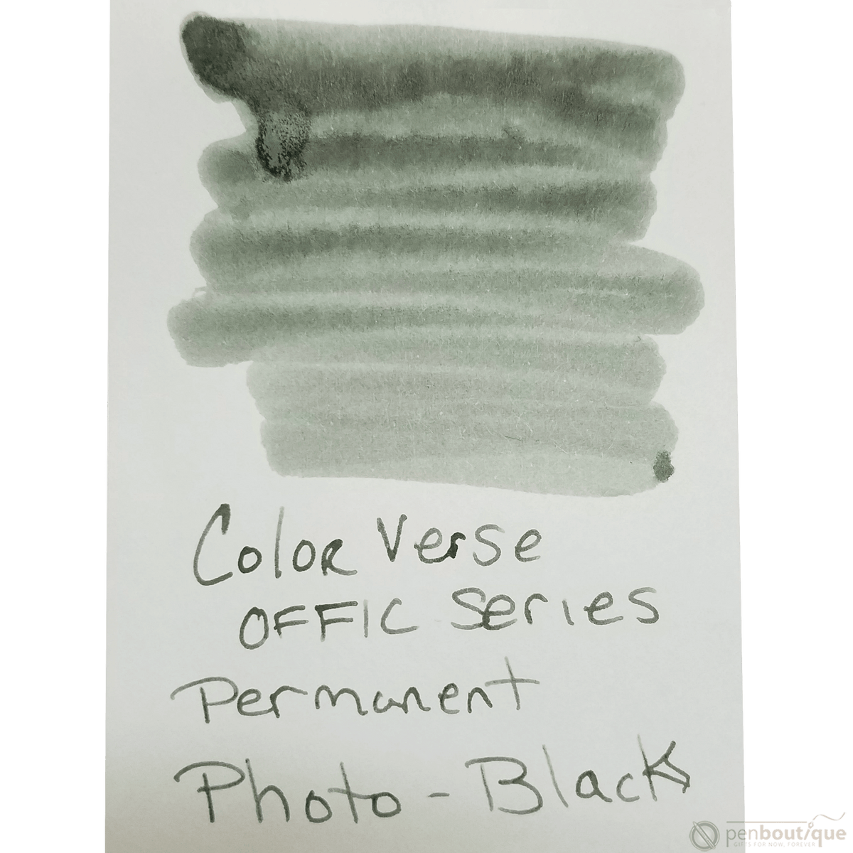 Colorverse Ink - Office Series - Permanent Photo Black - 30ml - Pen Boutique Ltd