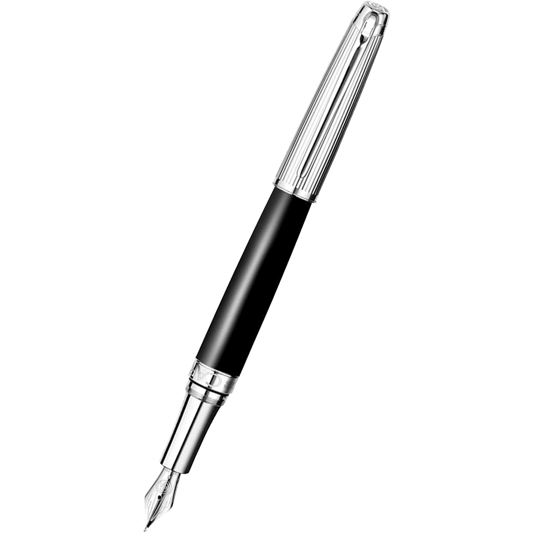 Caran d Ache Leman Bicolor Fountain Pen - Black - Pen Boutique Ltd