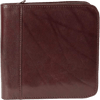 Aston Leather 6 Slot Zippered Pen Case Brown - Pen Boutique Ltd