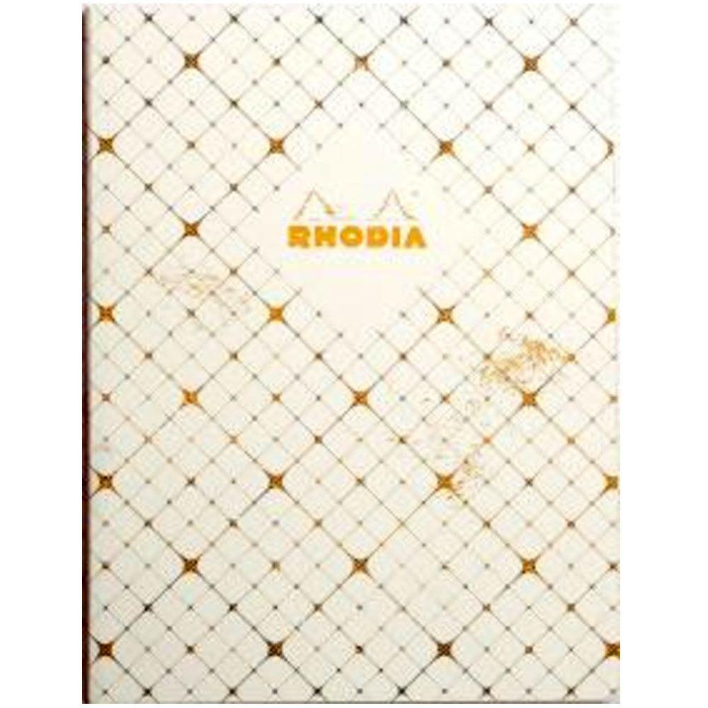 Rhodia Heritage Book Block Notebook - Checkered Lined (A5 - 6" x 8.24") - Pen Boutique Ltd