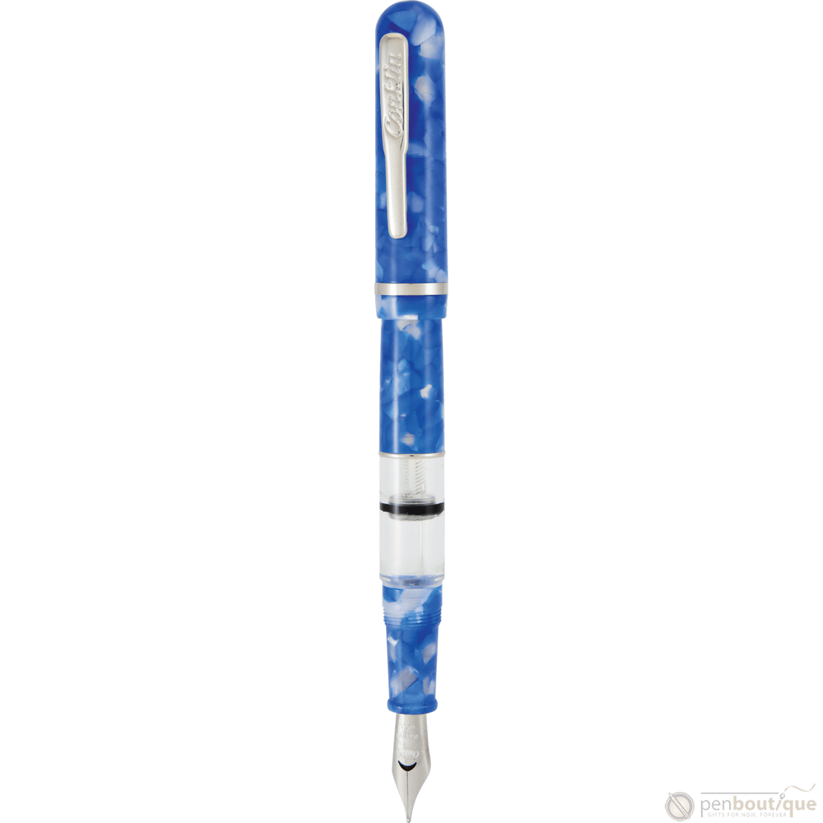 Conklin Heritage Fountain Pen - Word Gauge - Blue - Pen Boutique Ltd