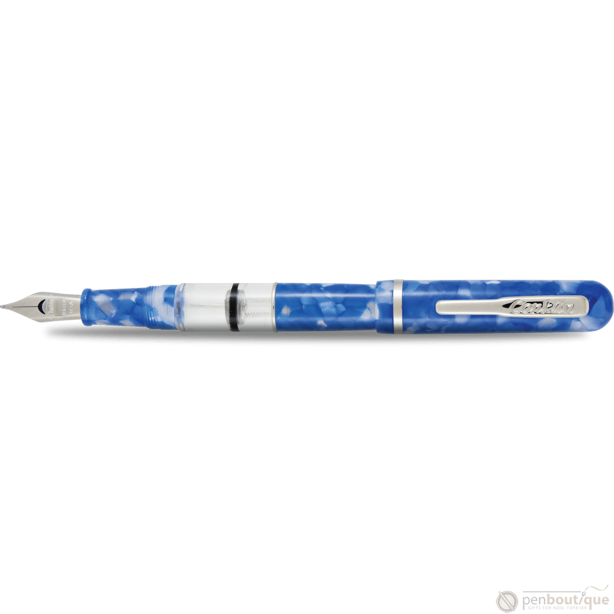 Conklin Heritage Fountain Pen - Word Gauge - Blue - Pen Boutique Ltd