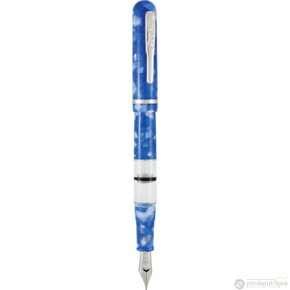 Conklin Heritage Fountain Pen - Word Gauge - Blue - Pen Boutique Ltd